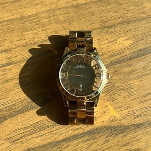 Marc by Marc Jacobs Gold Clear Face Watch